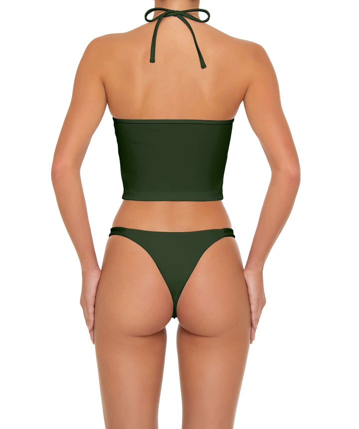 BSWS-T159 Halter Binded Tankini Top