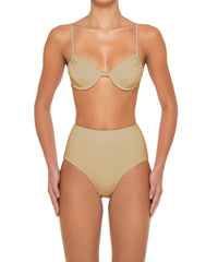 BSWS-T160 Underwired Ruched Bikini Top