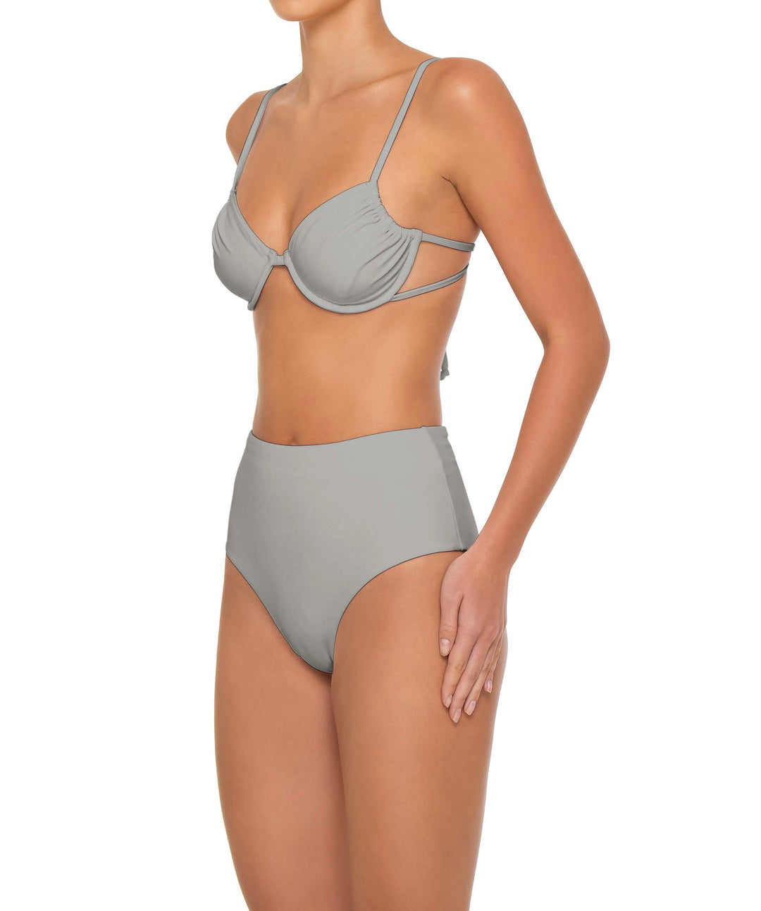 BSWS-T160 Underwired Ruched Bikini Top