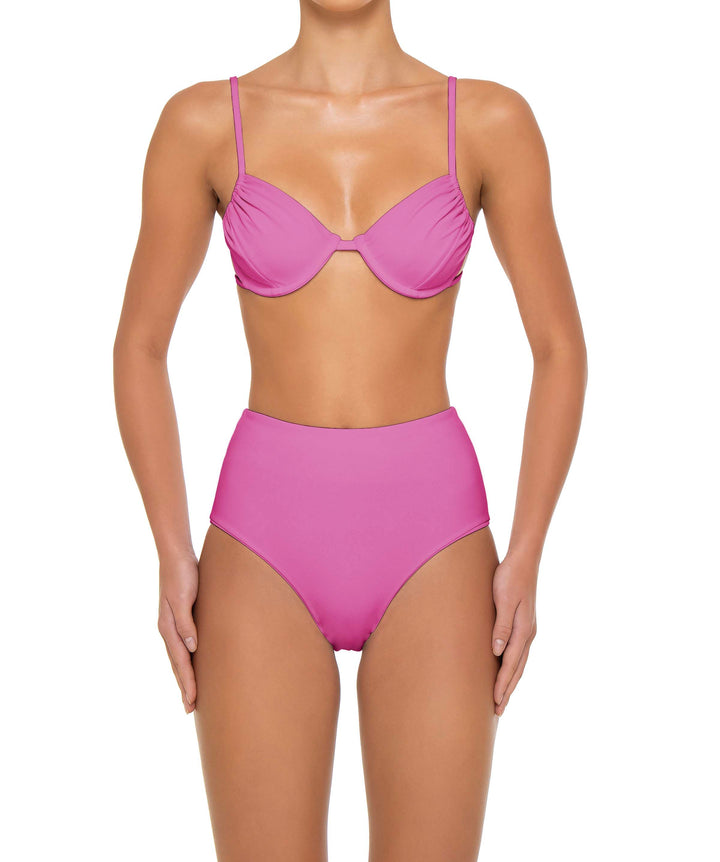 BSWS-T160 Underwired Ruched Bikini Top
