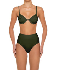 BSWS-T160 Underwired Ruched Bikini Top