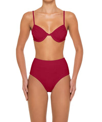 BSWS-T160 Underwired Ruched Bikini Top