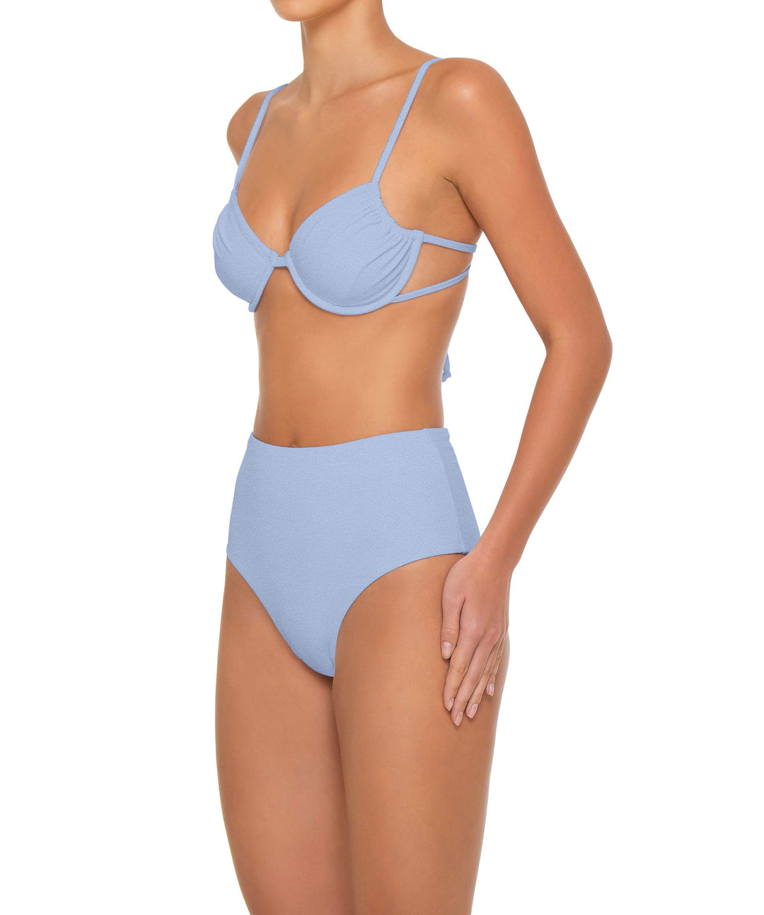 BSWS-T160 Underwired Ruched Bikini Top