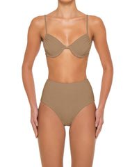 BSWS-T160 Underwired Ruched Bikini Top