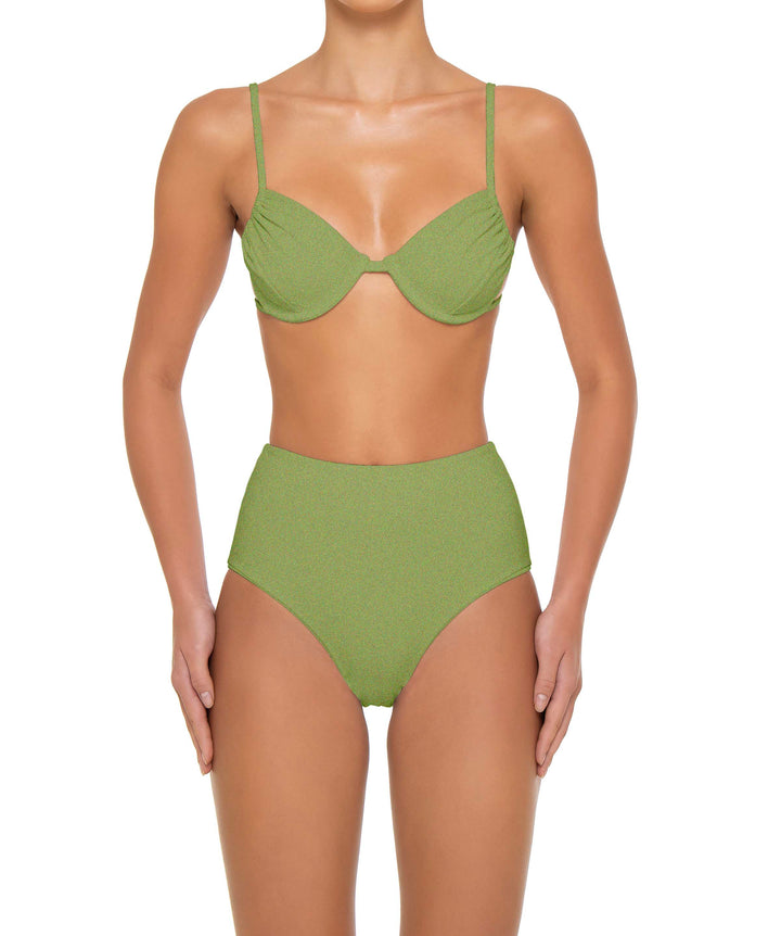 BSWS-T160 Underwired Ruched Bikini Top