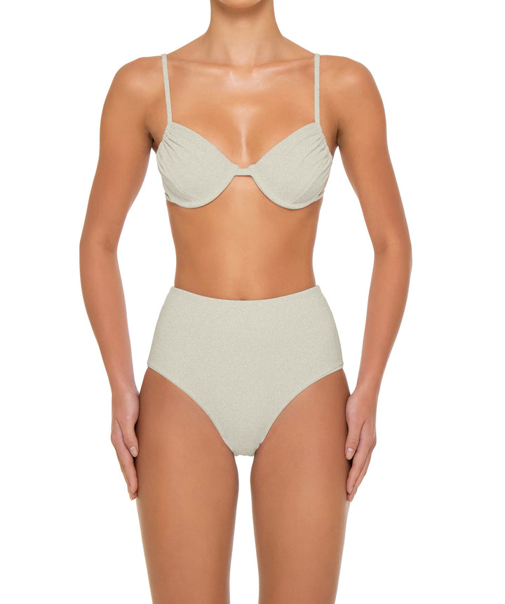 BSWS-T160 Underwired Ruched Bikini Top