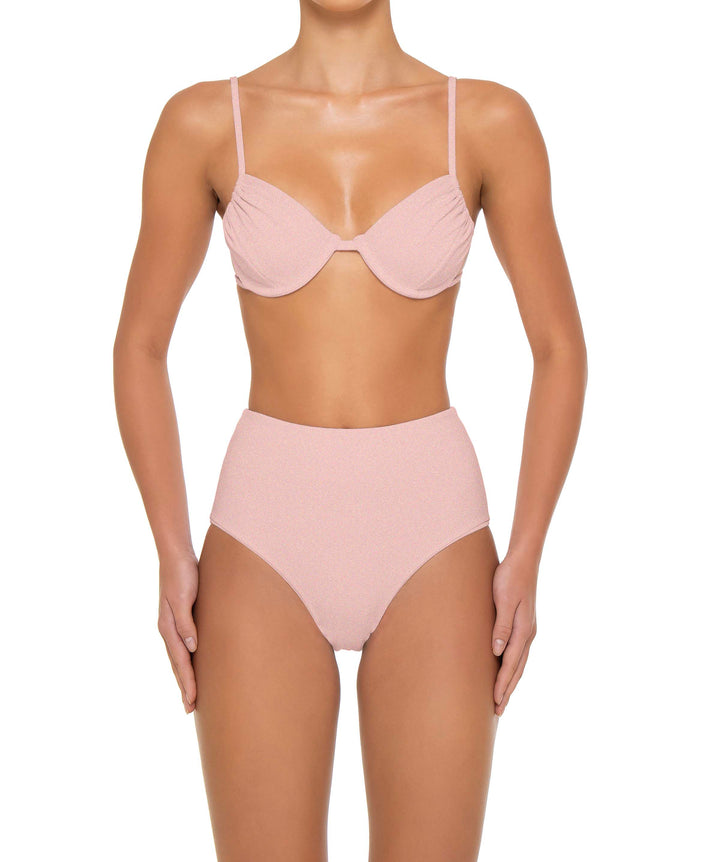 BSWS-T160 Underwired Ruched Bikini Top