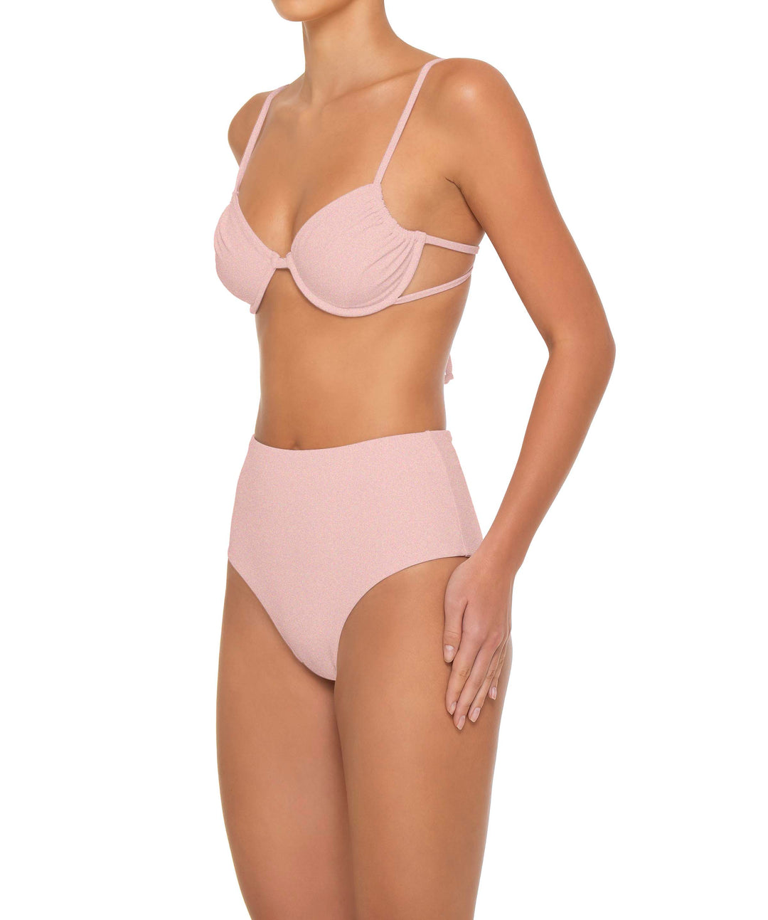 BSWS-T160 Underwired Ruched Bikini Top
