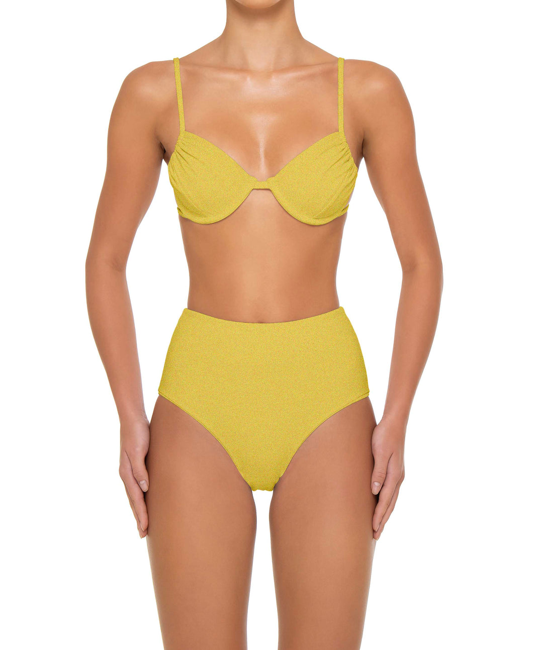 BSWS-T160 Underwired Ruched Bikini Top