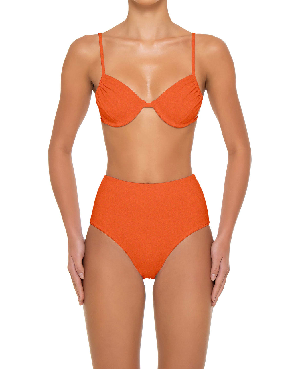 BSWS-T160 Underwired Ruched Bikini Top