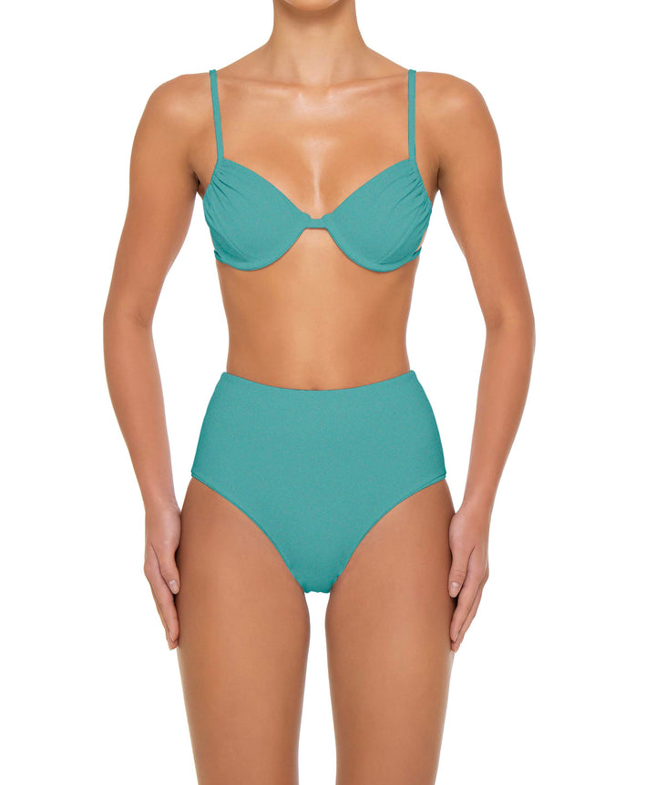 BSWS-T160 Underwired Ruched Bikini Top