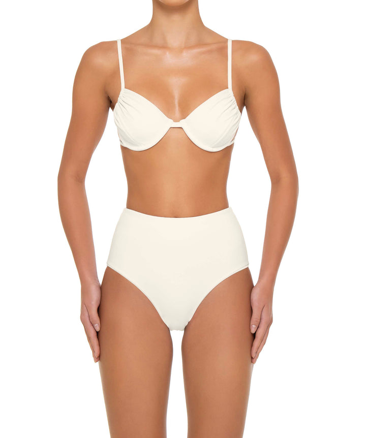 BSWS-T160 Underwired Ruched Bikini Top