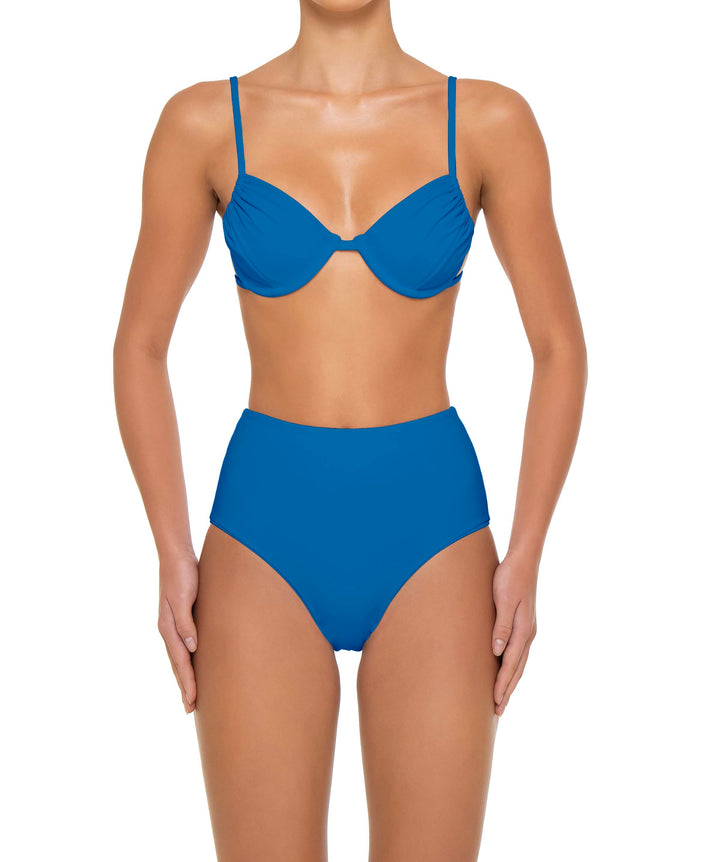 BSWS-T160 Underwired Ruched Bikini Top
