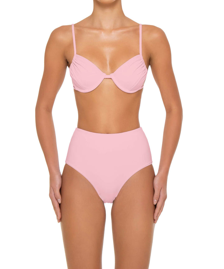 BSWS-T160 Underwired Ruched Bikini Top