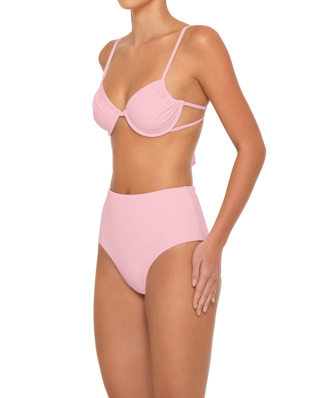 BSWS-T160 Underwired Ruched Bikini Top