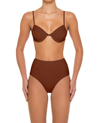 BSWS-T160 Underwired Ruched Bikini Top