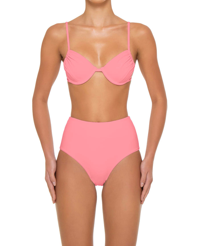 BSWS-T160 Underwired Ruched Bikini Top