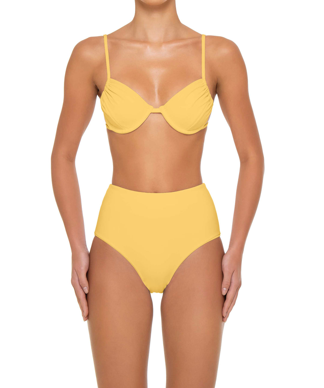 BSWS-T160 Underwired Ruched Bikini Top