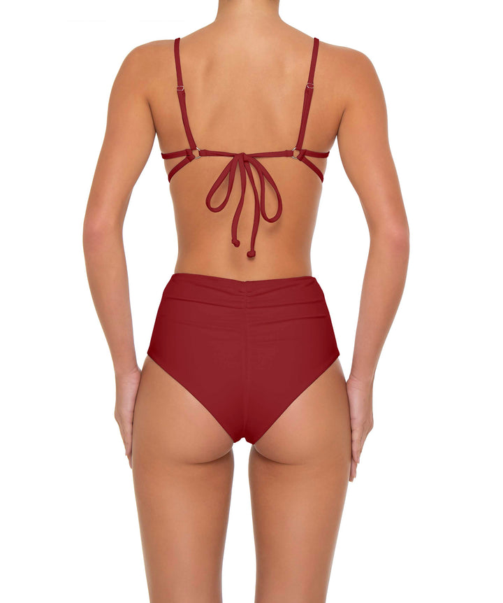 BSWS-T160 Underwired Ruched Bikini Top