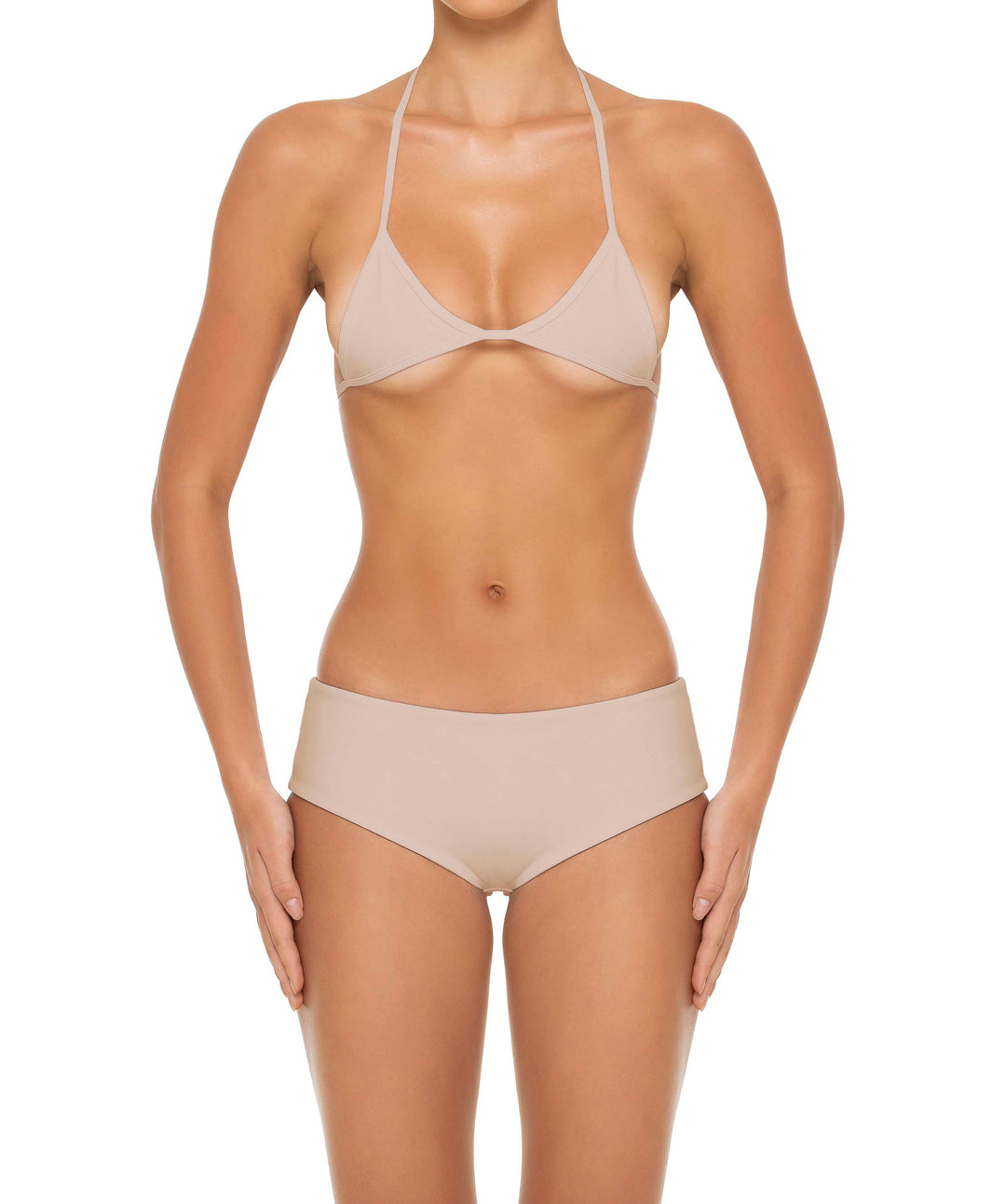 BSWS-T161 Micro Diamond Binded Bikini Top
