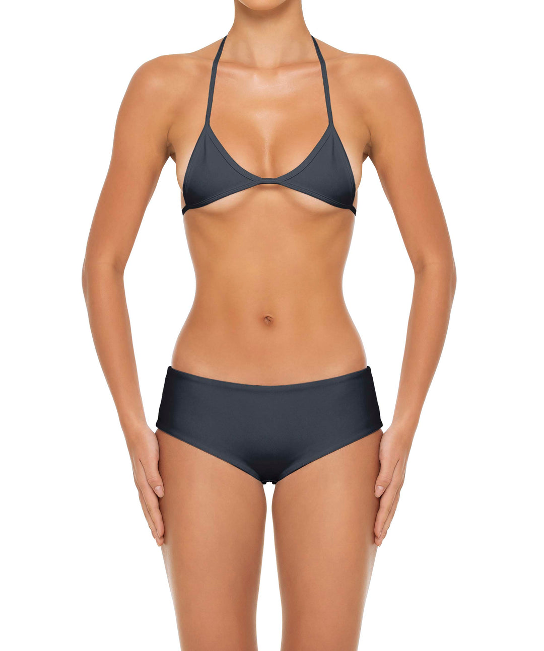 BSWS-T161 Micro Diamond Binded Bikini Top