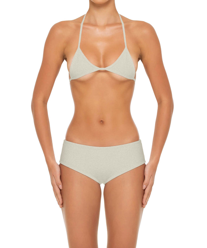 BSWS-T161 Micro Diamond Binded Bikini Top