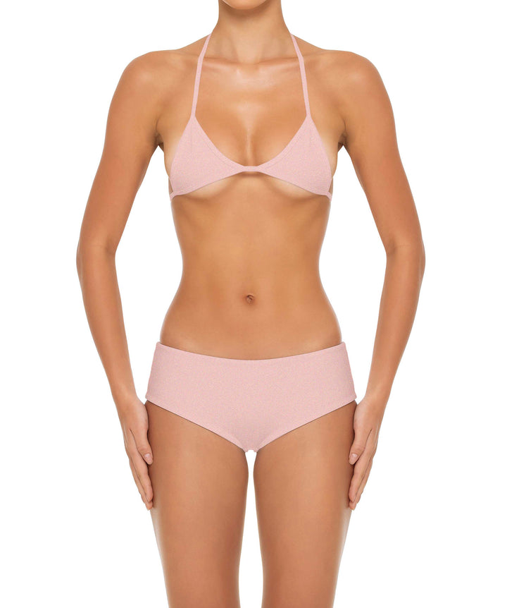 BSWS-T161 Micro Diamond Binded Bikini Top