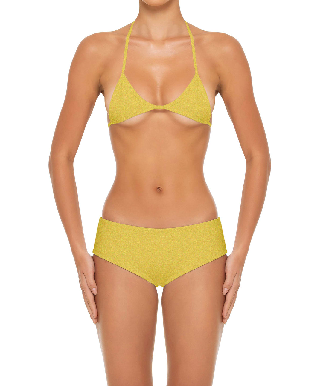 BSWS-T161 Micro Diamond Binded Bikini Top