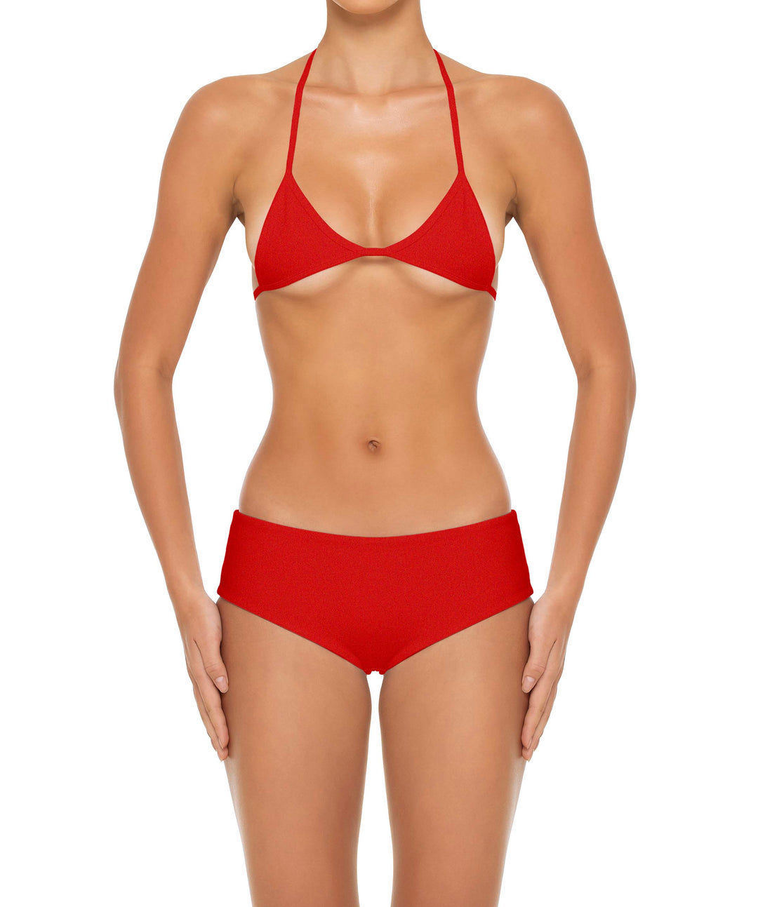 BSWS-T161 Micro Diamond Binded Bikini Top