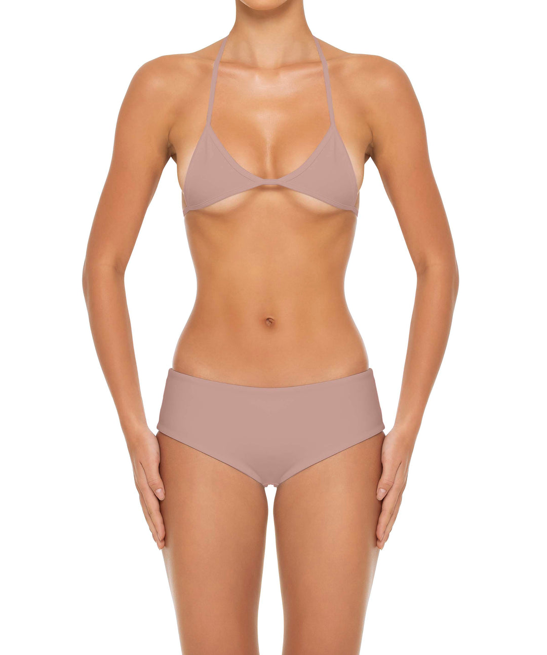 BSWS-T161 Micro Diamond Binded Bikini Top