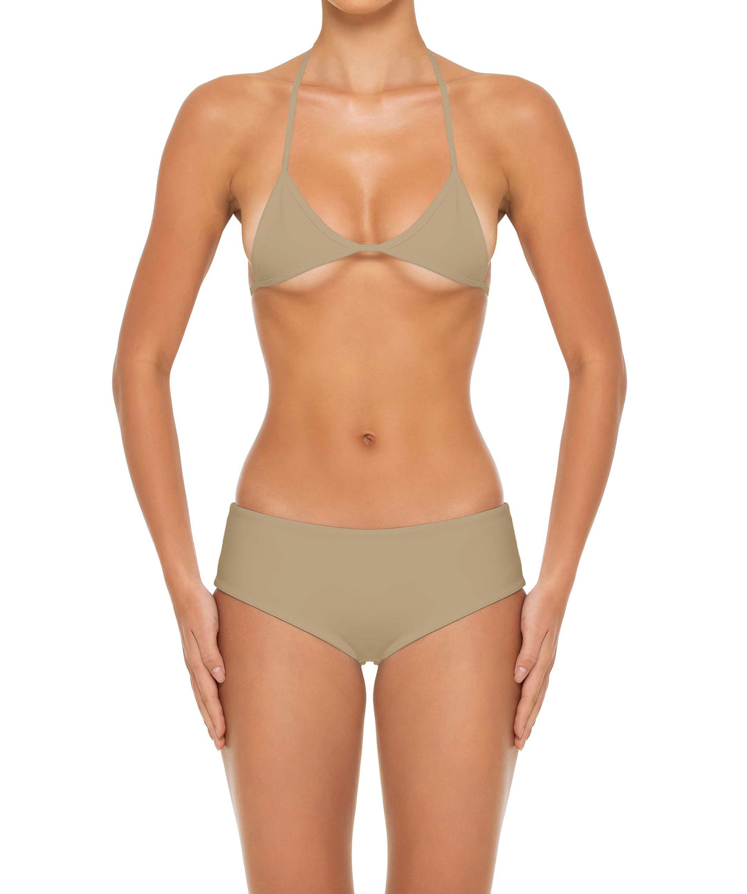 BSWS-T161 Micro Diamond Binded Bikini Top