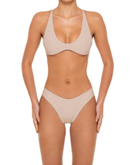 BSWS-T163 Plunge Criss Cross Bikini Top
