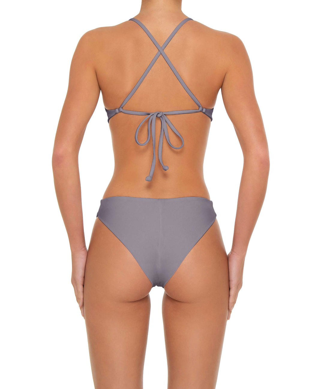 BSWS-T163 Plunge Criss Cross Bikini Top