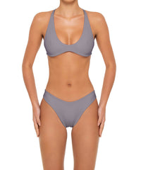 BSWS-T163 Plunge Criss Cross Bikini Top