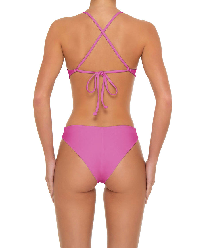 BSWS-T163 Plunge Criss Cross Bikini Top