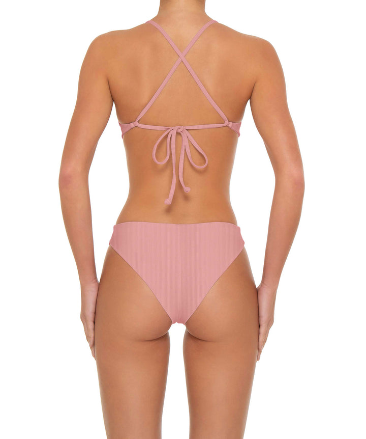 BSWS-T163 Plunge Criss Cross Bikini Top