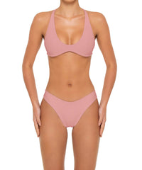 BSWS-T163 Plunge Criss Cross Bikini Top