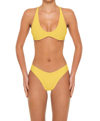 BSWS-T163 Plunge Criss Cross Bikini Top