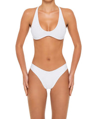 BSWS-T163 Plunge Criss Cross Bikini Top