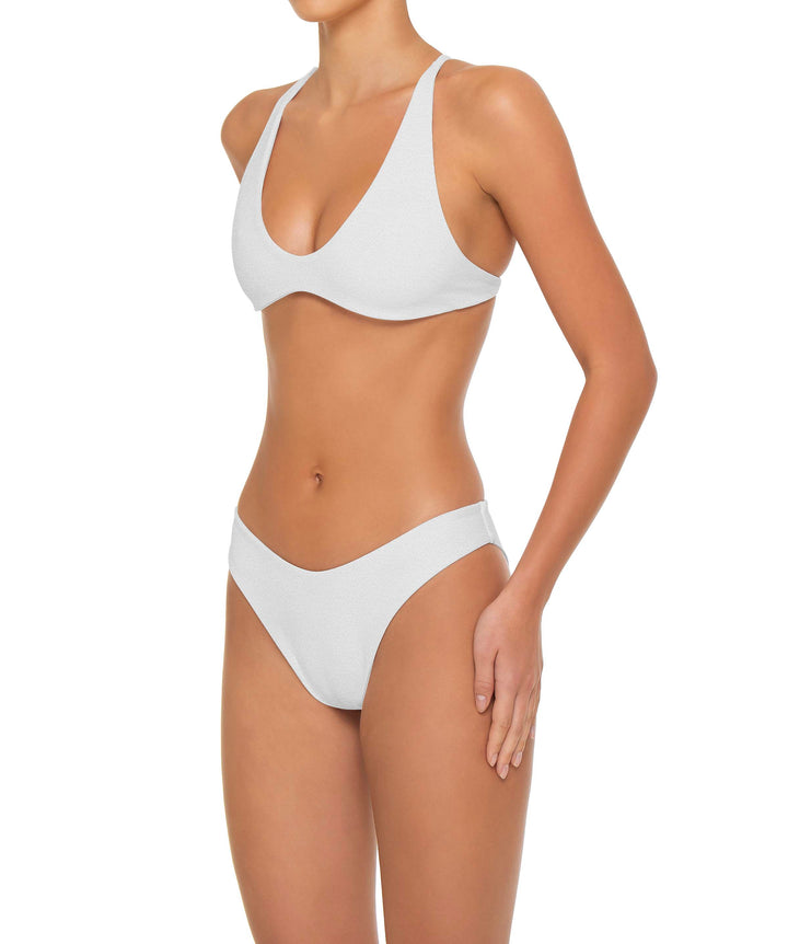BSWS-T163 Plunge Criss Cross Bikini Top