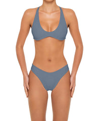 BSWS-T163 Plunge Criss Cross Bikini Top