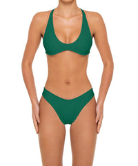 BSWS-T163 Plunge Criss Cross Bikini Top