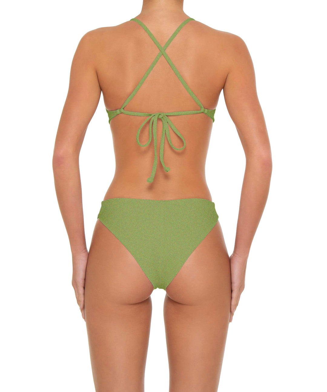 BSWS-T163 Plunge Criss Cross Bikini Top