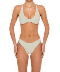 BSWS-T163 Plunge Criss Cross Bikini Top