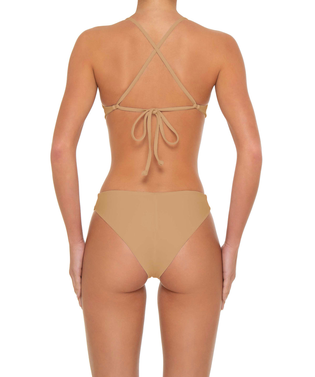 BSWS-T163 Plunge Criss Cross Bikini Top