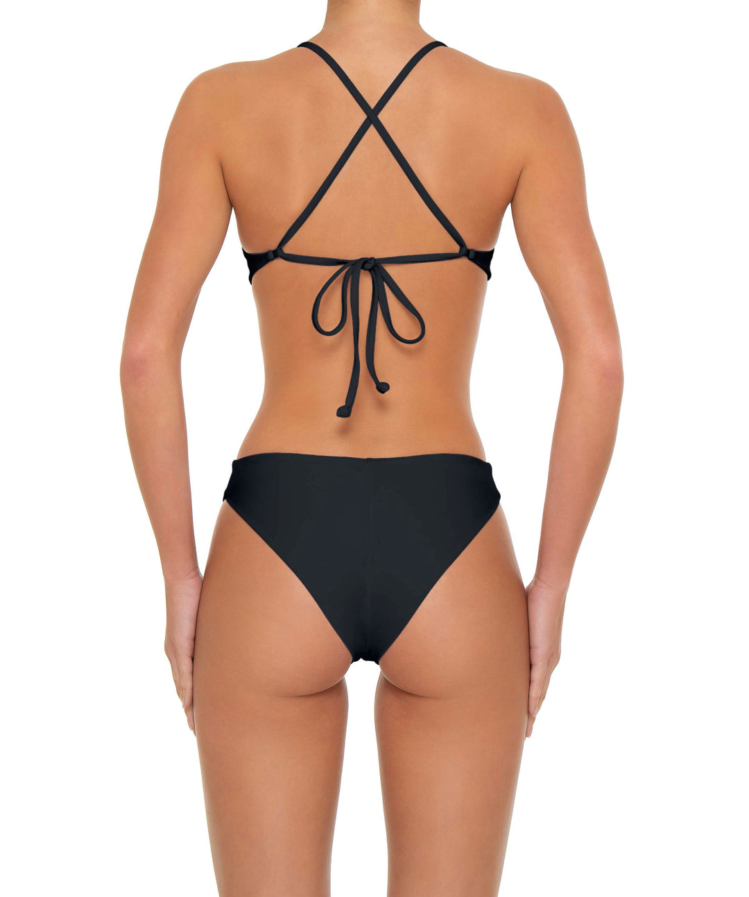 BSWS-T163 Plunge Criss Cross Bikini Top
