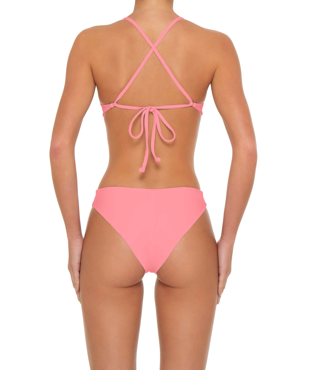 BSWS-T163 Plunge Criss Cross Bikini Top