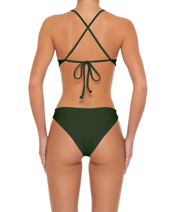 BSWS-T163 Plunge Criss Cross Bikini Top
