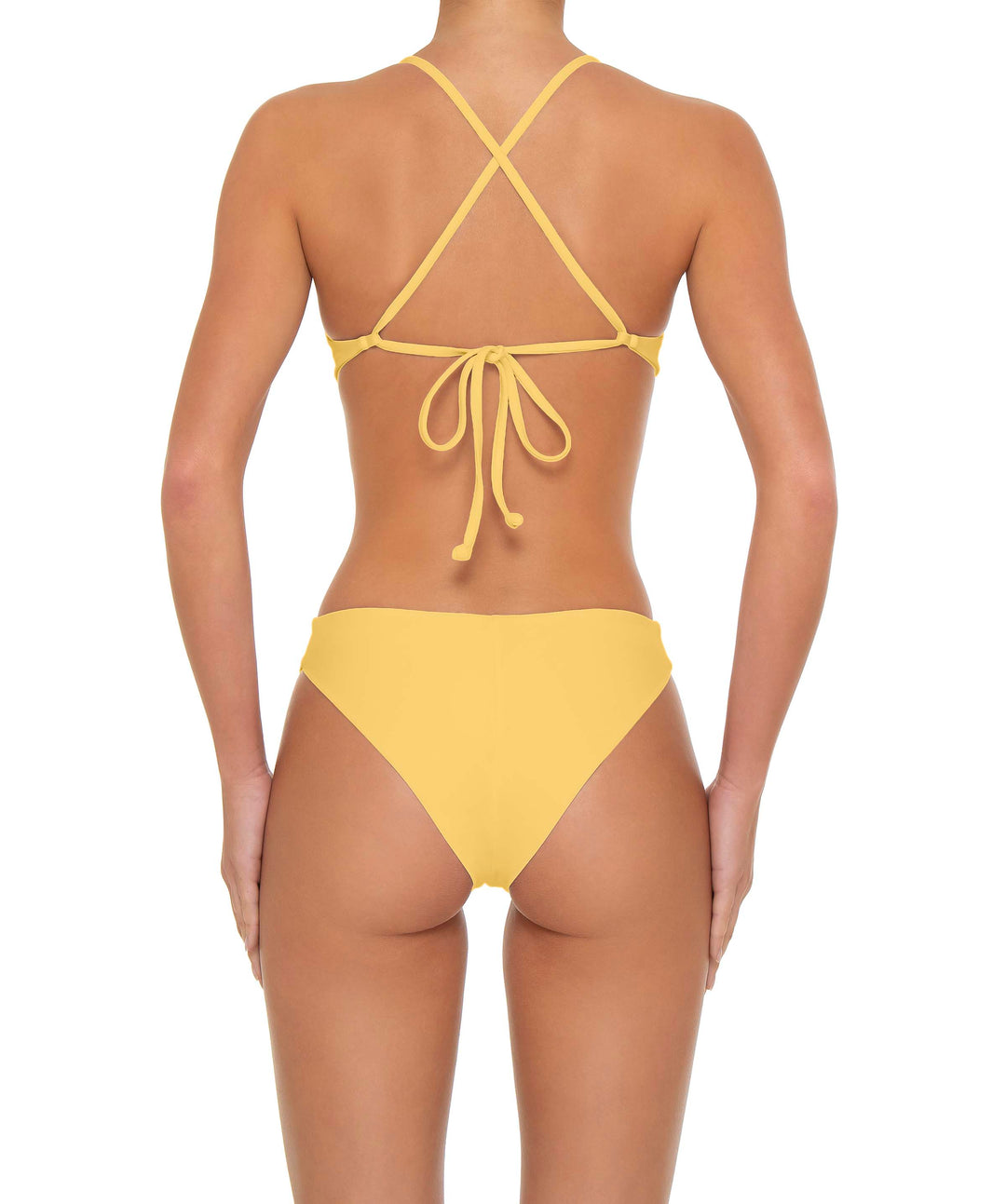 BSWS-T163 Plunge Criss Cross Bikini Top