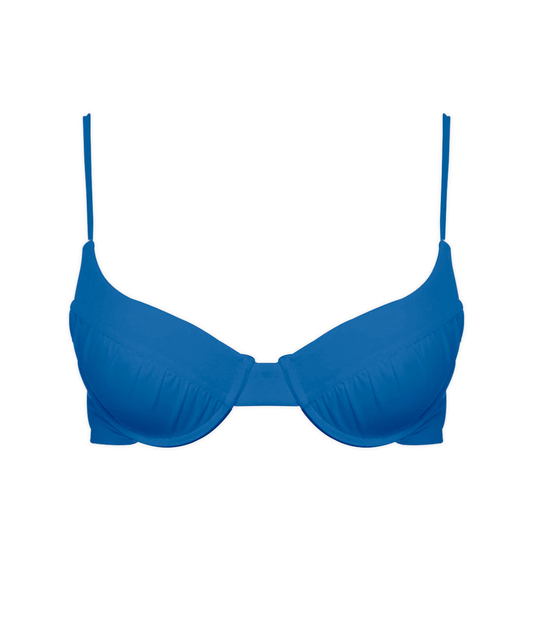 BSWS-T164 Underwire Shirred Cup Bikini Top